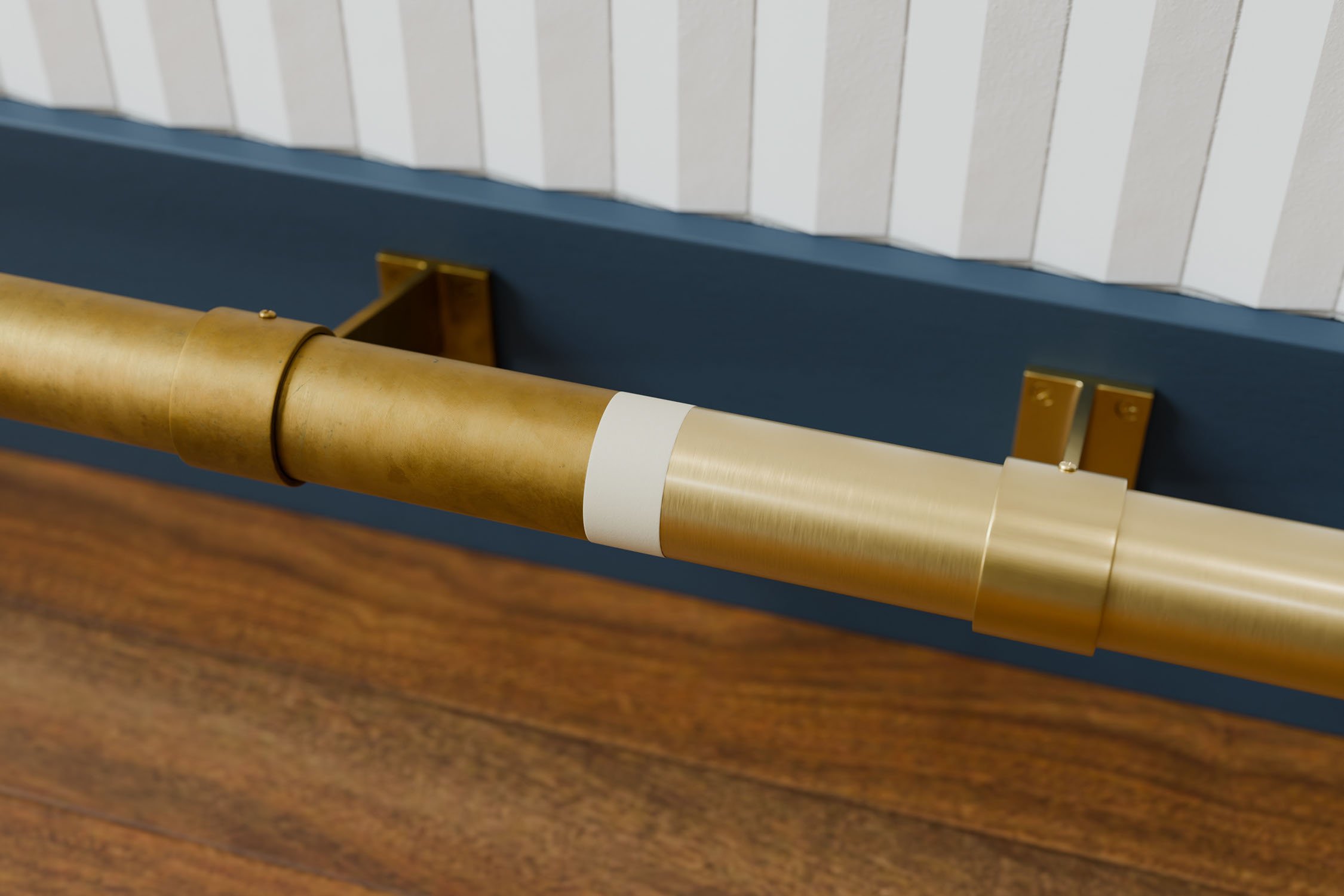 unlacquered patina brass vs. clear coated brass