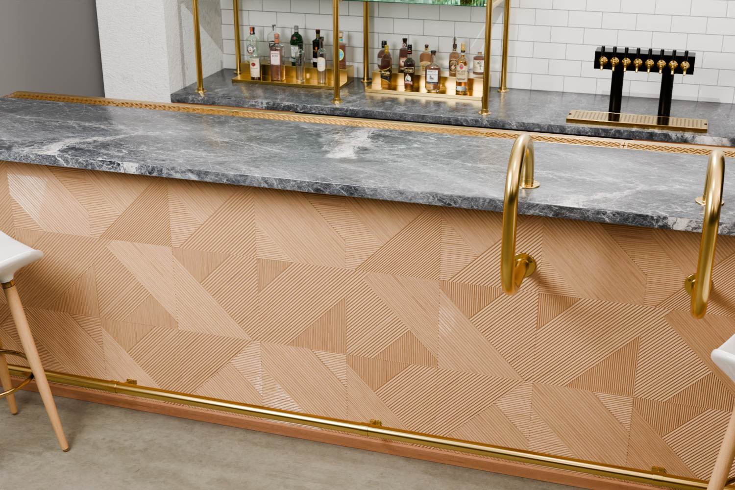 architectural metal for bars and hospitality spaces