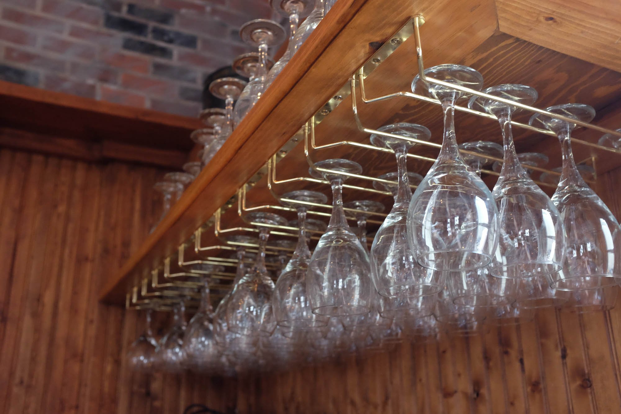 stemware hanging racks