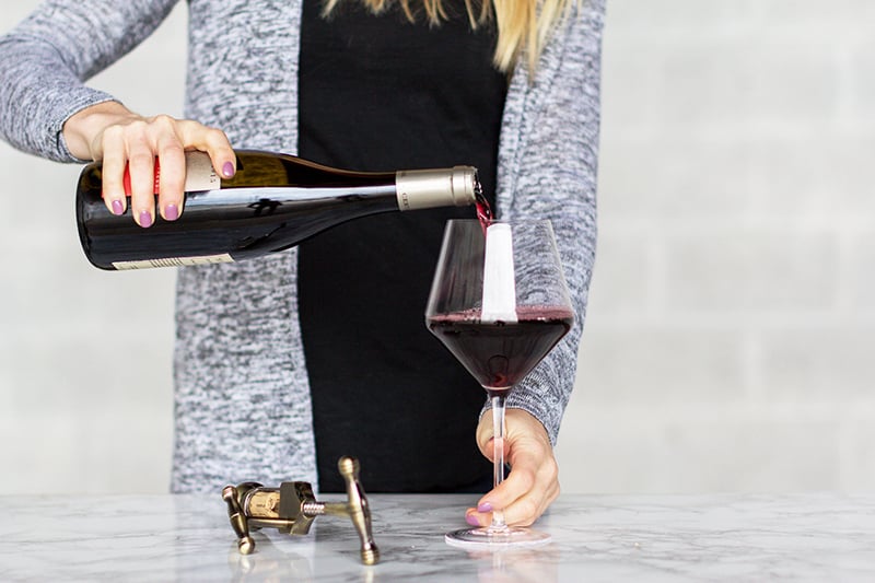 burgundy glass