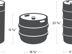 Guide to Beer Keg Sizes and Dimensions