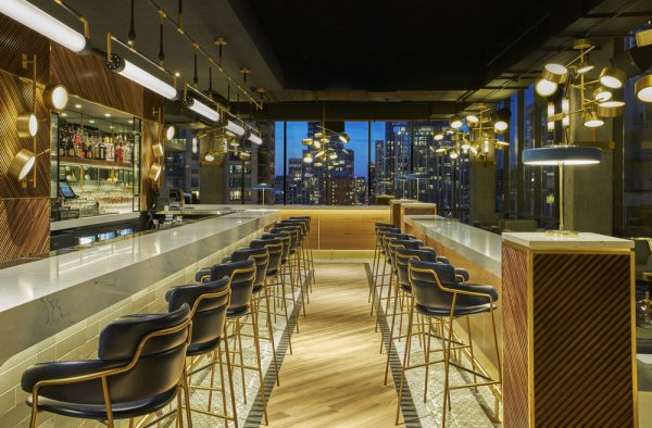 Restaurant Bar Design, Apogee Chicago