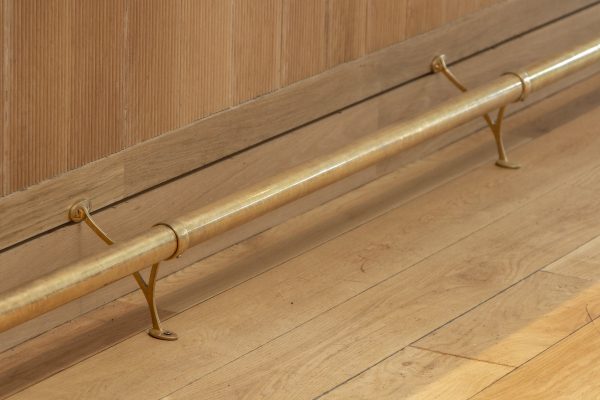 brass bar foot rail