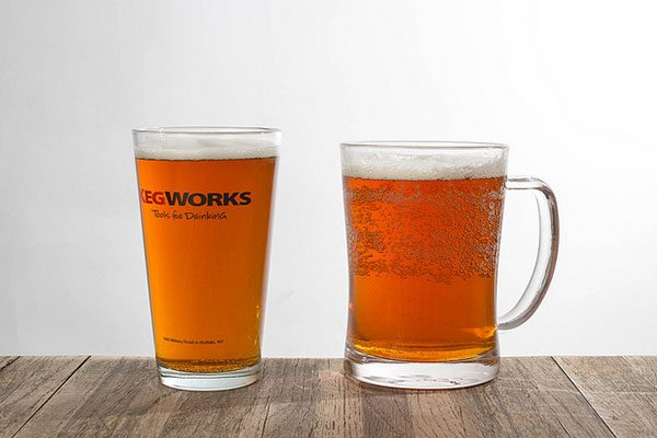 beer clean glassware