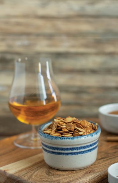 drunken pumpkin seeds with rum