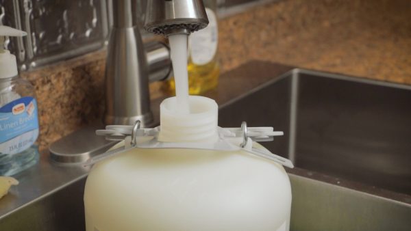how to clean beer lines with a cleaning keg, step 8