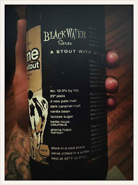 Southern Tier Imperial Creme Brulee Stout