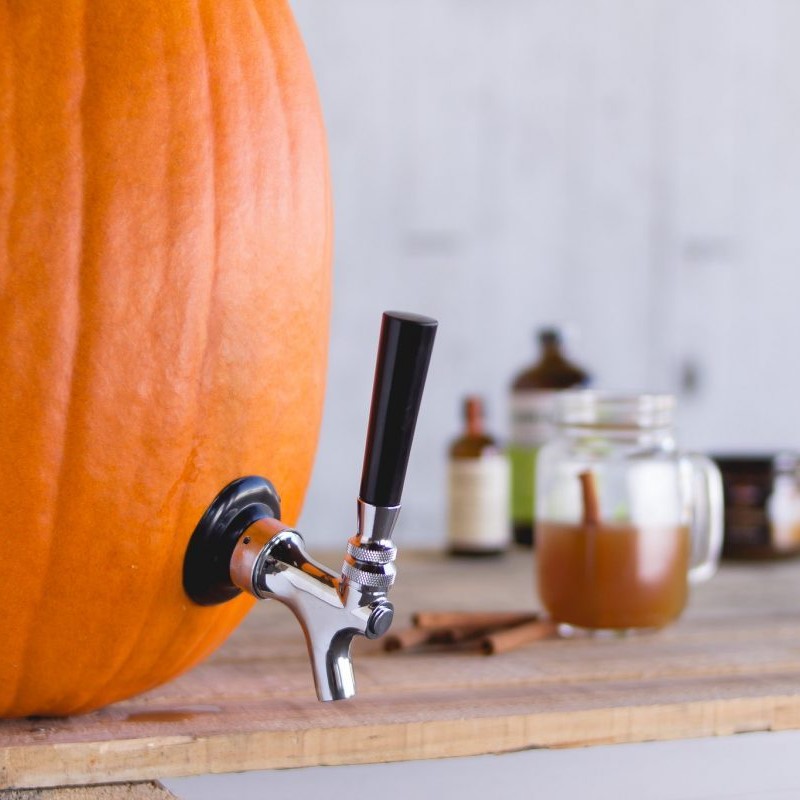 How To Make A DIY Pumpkin Keg Tap In Minutes
