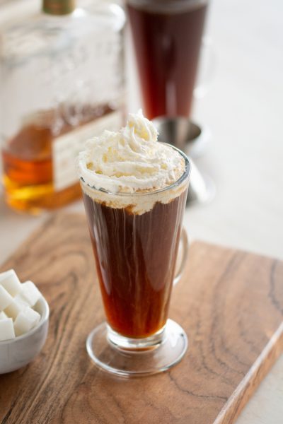 Traditional Irish Coffee Recipe Vertical